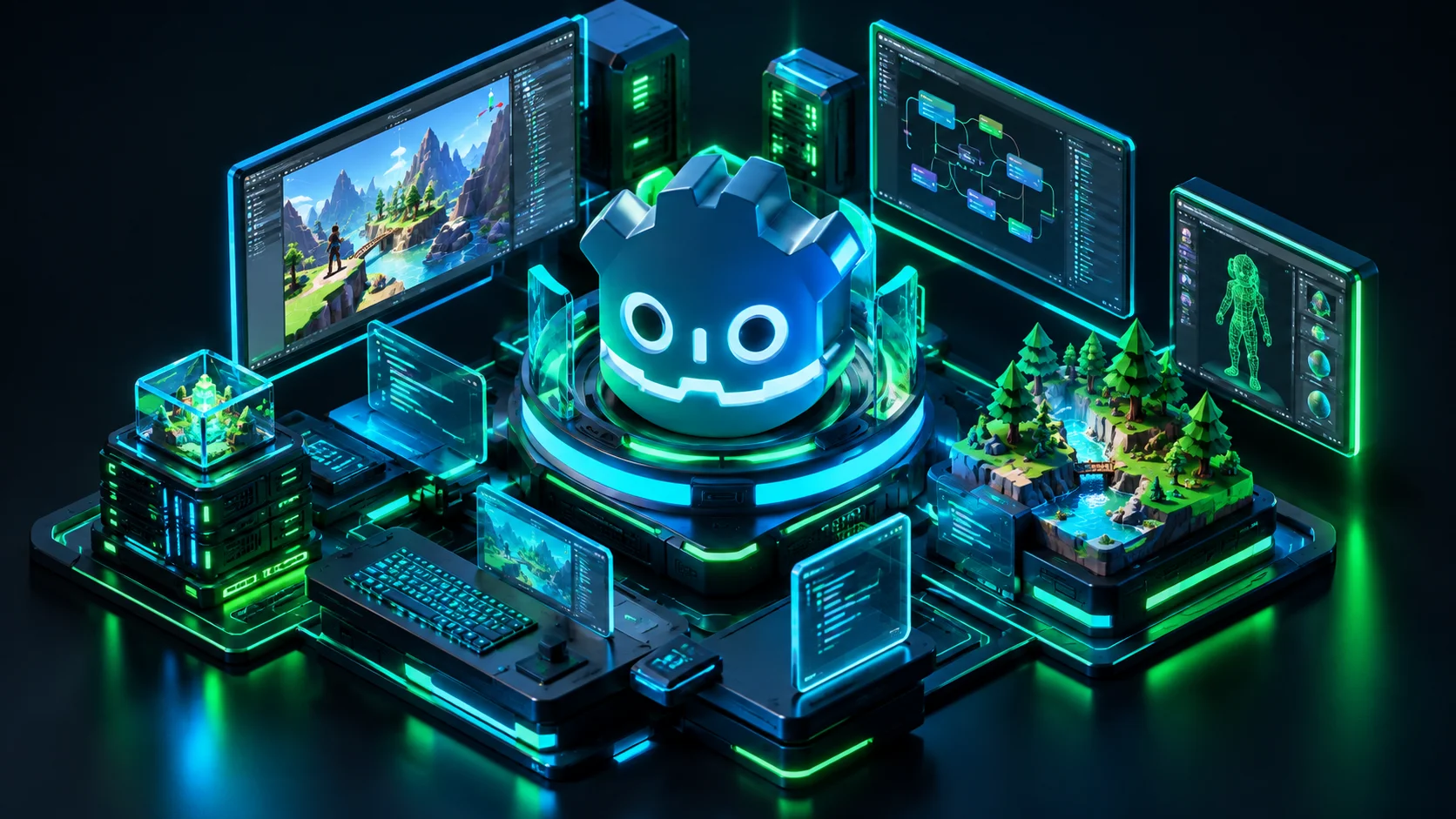 Godot engine e boa