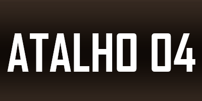 atalhos do illustrator