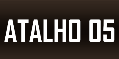 atalhos do illustrator