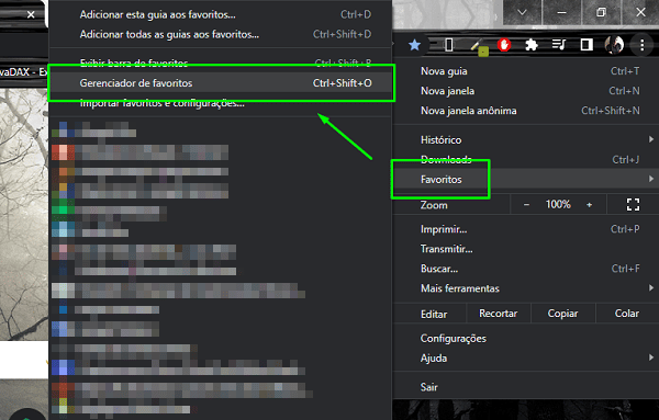 Tem como recuperar os favoritos do Google Chrome