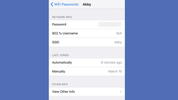 como ver a senha do wifi ja conectado