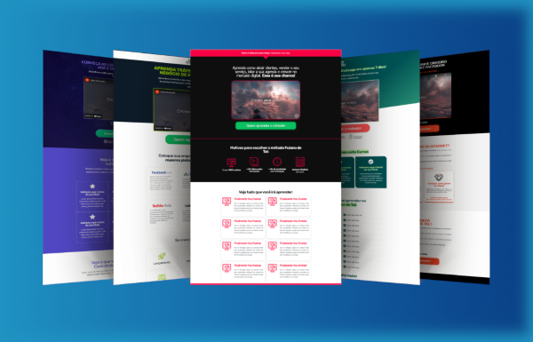 páginas de vendas prontas grátis