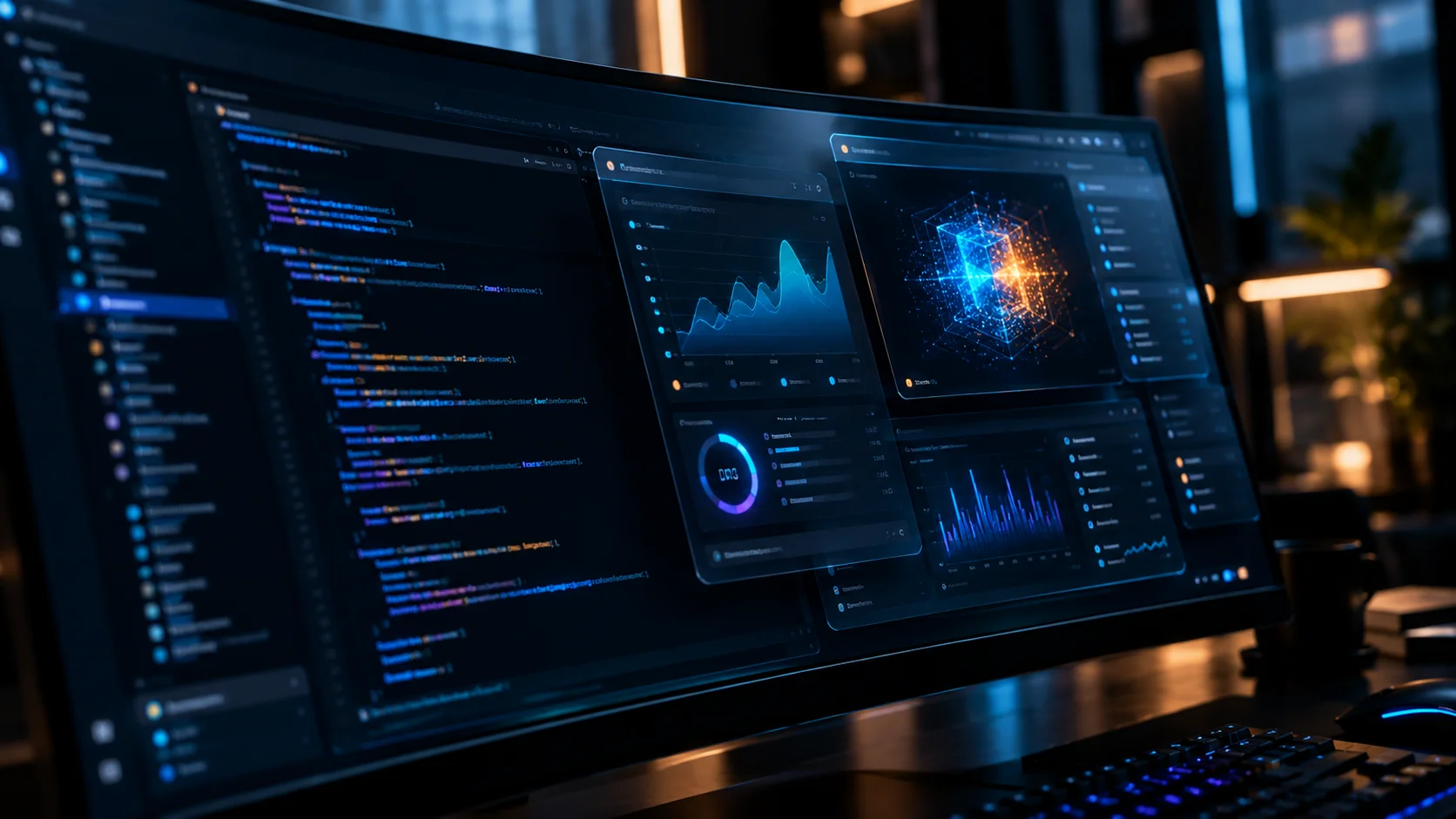 ajuste de transparencia em interfaces